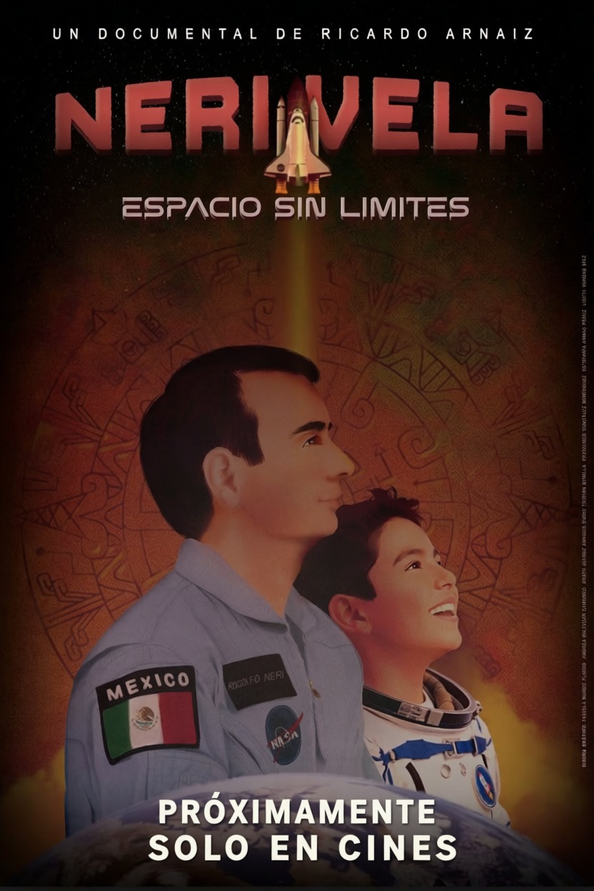 Poster oficial del documental Rodolfo Neri Vela: Espacio sin Límites